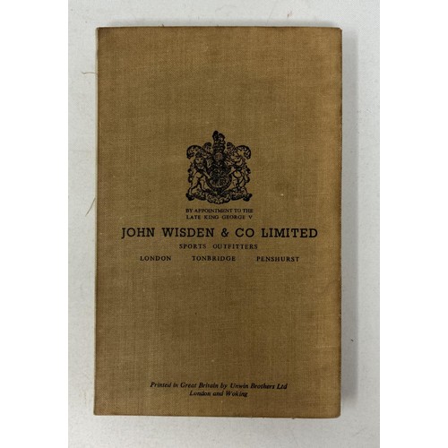 554 - A Wisden Cricketers' Almanack, 1943Provenance:  From the Harry Brewer Cricket Memorabilia Collection... 