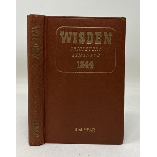 555 - A Wisden Cricketers' Almanack, 1944Provenance:  From the Harry Brewer Cricket Memorabilia Collection... 