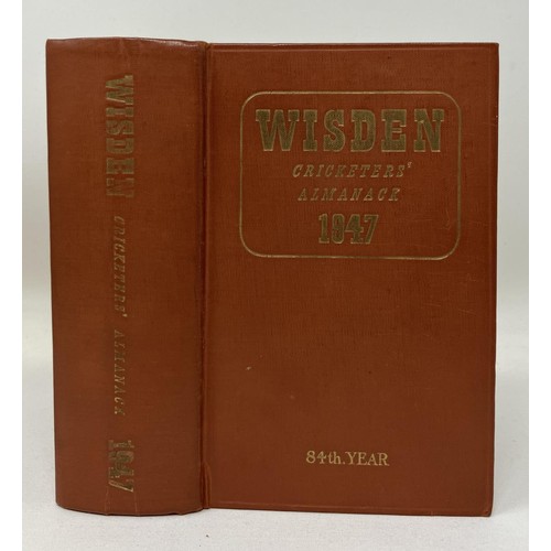 558 - A Wisden Cricketers' Almanack, 1947Provenance:  From the Harry Brewer Cricket Memorabilia Collection... 