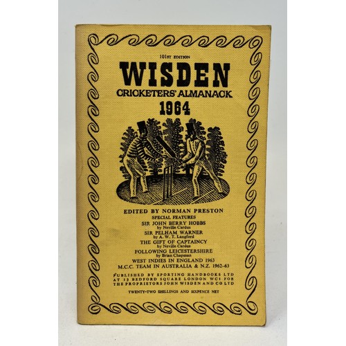 563 - A run of Wisden Cricketers' Almanacks, 1960-1964 (5)Provenance:  From the Harry Brewer Cricket Memor... 