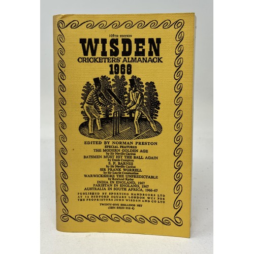 564 - A run of Wisden Cricketers' Almanacks, 1965-1969 (5)Provenance:  From the Harry Brewer Cricket Memor... 