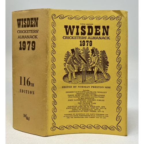 565 - A run of Wisden Cricketers' Almanacks, 1970-1979 (10)Provenance:  From the Harry Brewer Cricket Memo... 