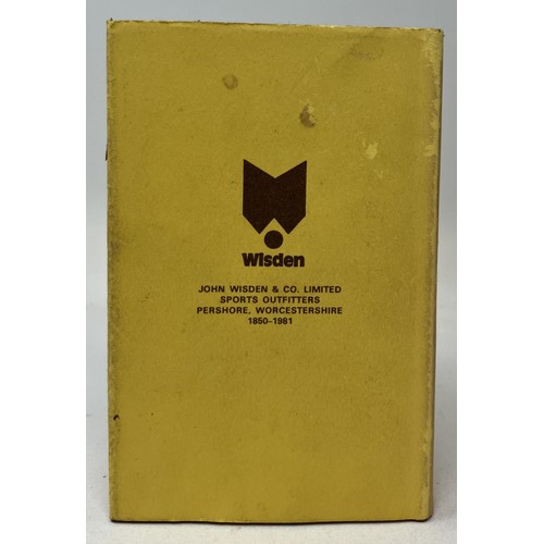 566 - A run of Wisden Cricketers' Almanacks, 1980-1989 (10)Provenance:  From the Harry Brewer Cricket Memo... 