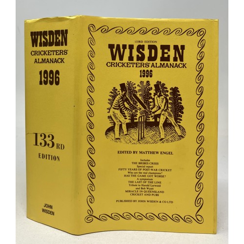 567 - A run of Wisden Cricketers' Almanacks, 1990-1999 (10)Provenance:  From the Harry Brewer Cricket Memo... 