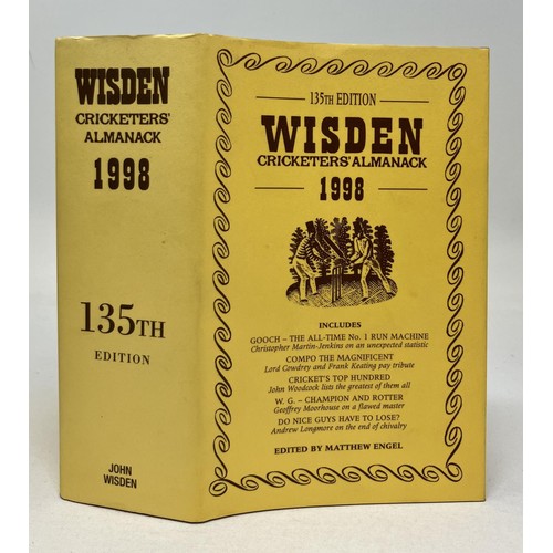 567 - A run of Wisden Cricketers' Almanacks, 1990-1999 (10)Provenance:  From the Harry Brewer Cricket Memo... 