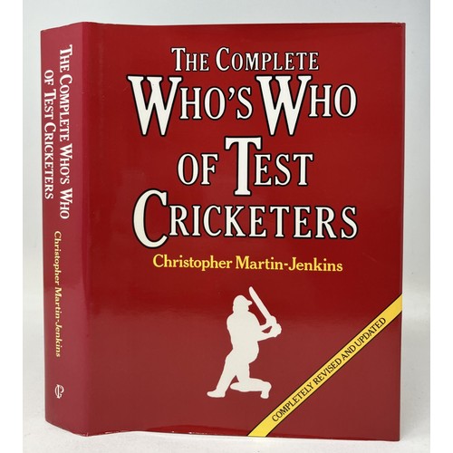 575 - Martin-Jenkins (Christopher), The Complete Whose Who Of Test Cricketers, and assorted other books on... 