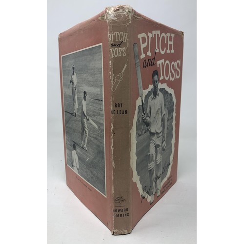 587 - McLean (Roy), Pitch and Toss, and assorted other books on cricket (4 boxes)Provenance:  From the Har... 