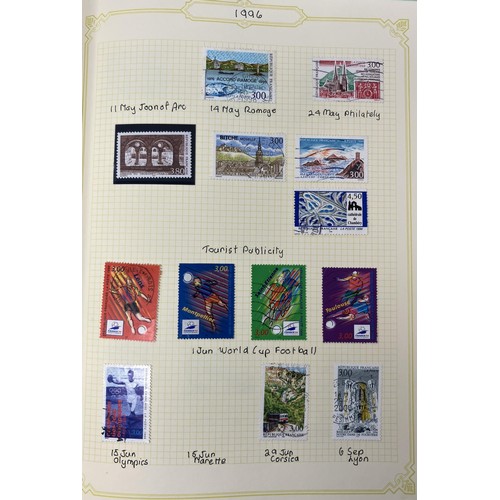 1913 - A collection of France stamps, 1849-2005, in four albums (box)