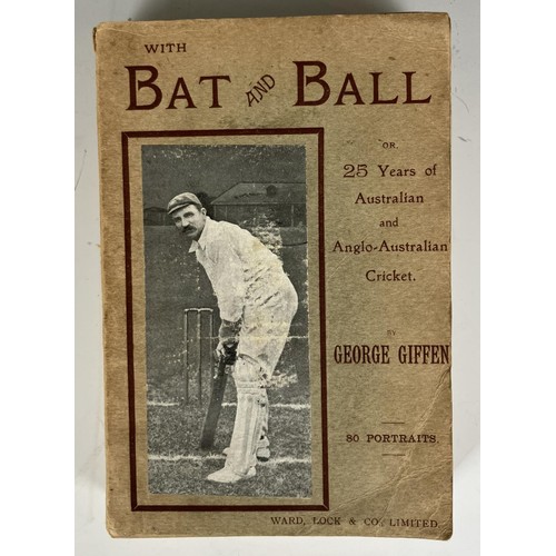 599 - Giffen (George), With Bat and BallProvenance:  From the Harry Brewer Cricket Memorabilia Collection... 