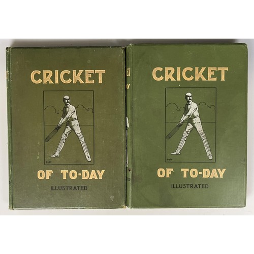 600 - Cricket Of Today Illustrated, 2 vols., The Book Of Cricket, and Famous Cricketers (4)Provenance:  Fr... 