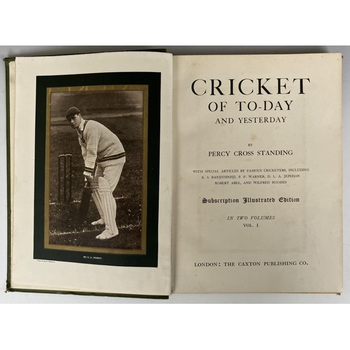 600 - Cricket Of Today Illustrated, 2 vols., The Book Of Cricket, and Famous Cricketers (4)Provenance:  Fr... 