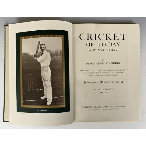 600 - Cricket Of Today Illustrated, 2 vols., The Book Of Cricket, and Famous Cricketers (4)Provenance:  Fr... 