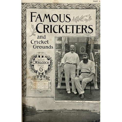 600 - Cricket Of Today Illustrated, 2 vols., The Book Of Cricket, and Famous Cricketers (4)Provenance:  Fr... 