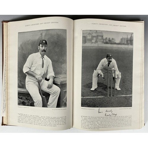 600 - Cricket Of Today Illustrated, 2 vols., The Book Of Cricket, and Famous Cricketers (4)Provenance:  Fr... 