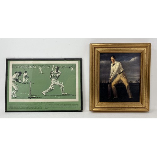 628 - Assorted cricketing prints (box)Provenance:  From the Harry Brewer Cricket Memorabilia Collection... 