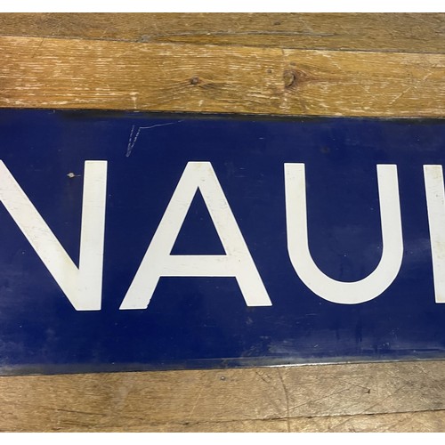 363 - A London Underground enamel sign, Hainault, 27 x 149 cm