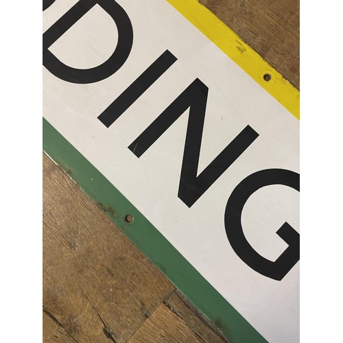 365 - A London Underground enamel sign, Paddington, 23 x 127 cm