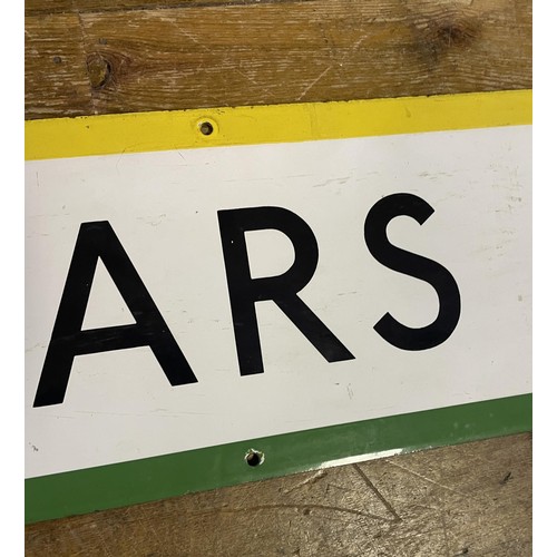 370 - A London Underground enamel sign, Blackfriars, 24 x 160 cm