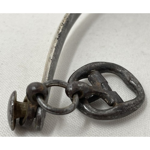 717 - A pair of 19th century plated spurs (2)