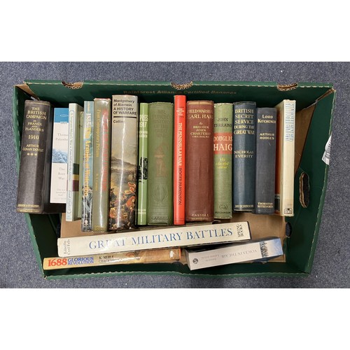 735 - Assorted works by Churchill (Winston), and other military related books (6 boxes)