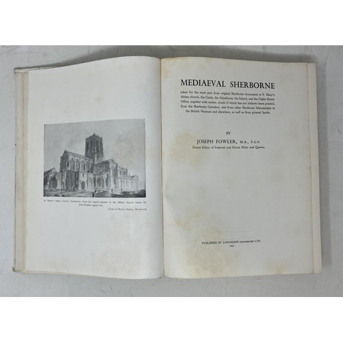 749 - Fowler (Joseph), Mediaeval Sherborne, published 1951, and assorted other books on Dorset (2 boxes)