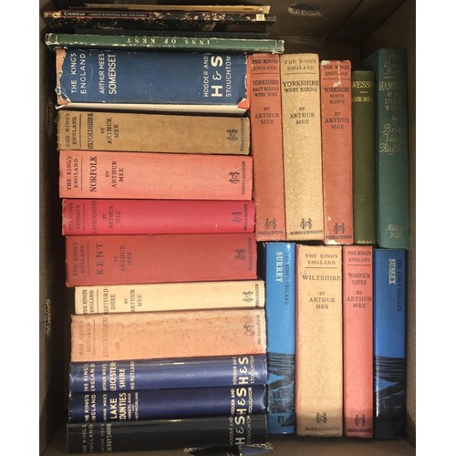 758 - The Counties Of Bedford & Huntington, and assorted books on British counties (2 boxes)