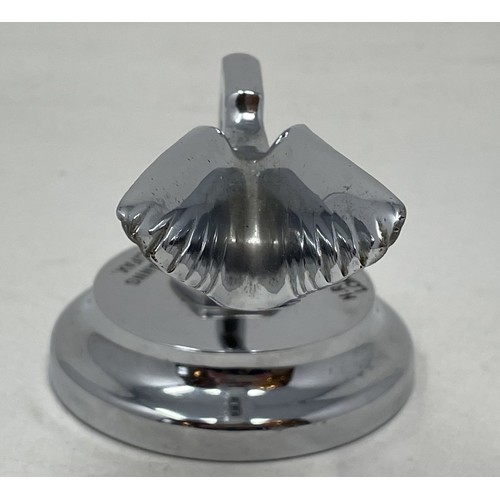 265 - A rare Bentley desk paperweight, in the form of a backward winged Bentley mascot, inscribed H.R. Owe... 