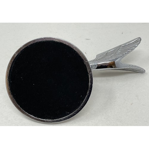 265 - A rare Bentley desk paperweight, in the form of a backward winged Bentley mascot, inscribed H.R. Owe... 