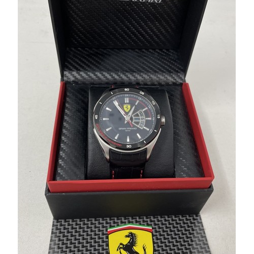 277 - A gentleman's stainless steel Scuderia Ferrrari Gran Premio 5 ATM wristwatch, boxed with papers