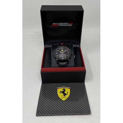 278 - A gentleman's Scuderia Ferrari wristwatch, boxed with papers