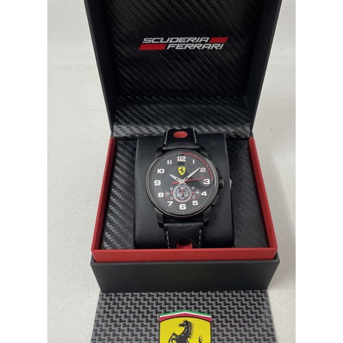 278 - A gentleman's Scuderia Ferrari wristwatch, boxed with papers