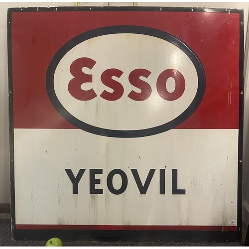 296 - An enamel sign of local interest, Esso, Yeovil, 122 x 122 cmProvenance: Removed by the owner when th... 