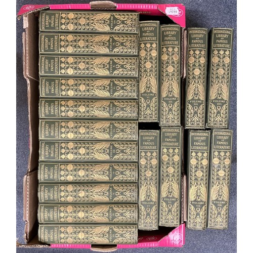 771 - The Bible, International Library Of Famous Literature, 19 vols., Old & New London, 8 vols., 20th... 