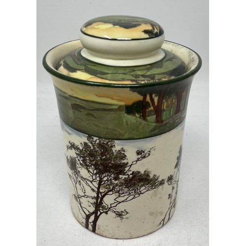 288 - A Royal Doulton rare Motoring Series Ware tobacco jar and lid, ‘Deaf ‘, 16.5 cm highNote: An identic... 