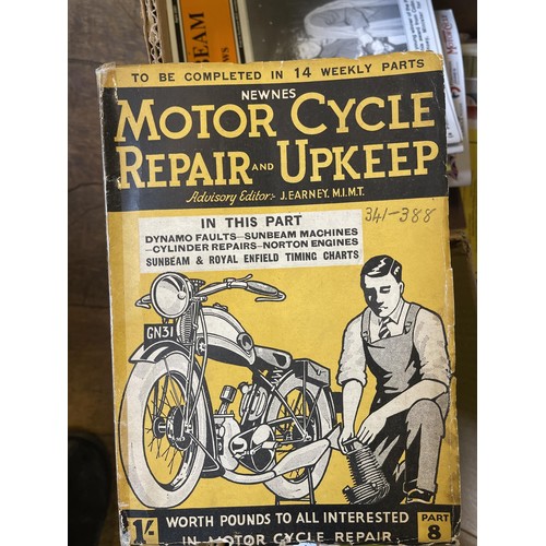 460 - Assorted motorcycle programmes, posters and ephemera (box)