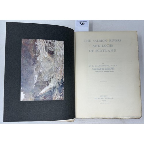 729 - Calderwood (W L), A limited edition copy of The Salmon Rivers And Lochs Of Scotland, 170/200, publis... 