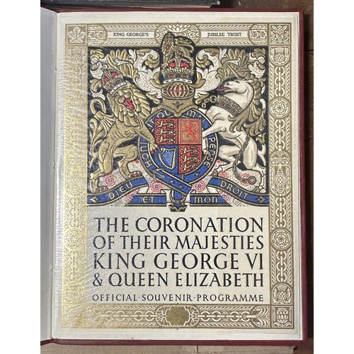 782 - A Coronation Official Souvenir programme for the Coronation of George VI and Queen Elizabeth, May 12... 