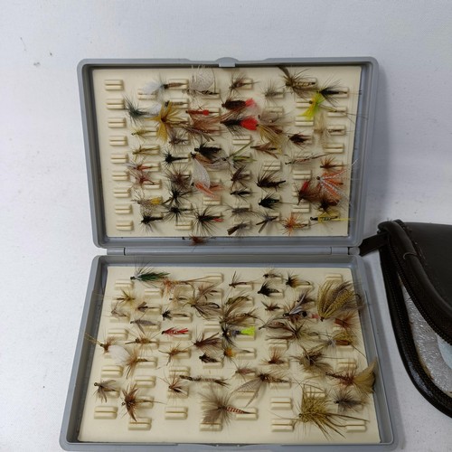 688A - Assorted fishing flies, in seven cases