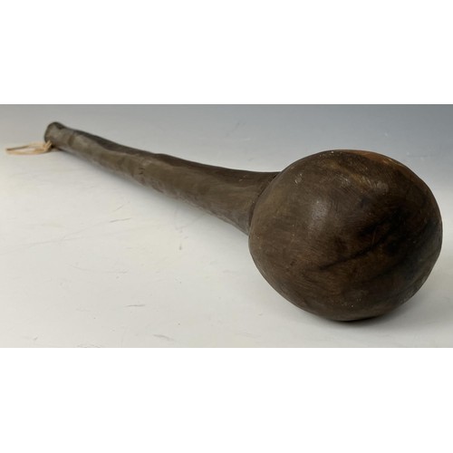 1822 - An African lignum vitae knobkerrie, 49 cm