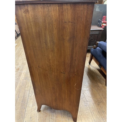 2004 - A 19th century mahogany chest, having two short and four long drawers, 140 cm wide