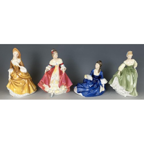 1881 - A Royal Doulton figure, Victoria, HN2471, and seven other Royal Doulton figures (8)