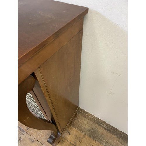 1983 - A mahogany pier cabinet, 61 cm wide