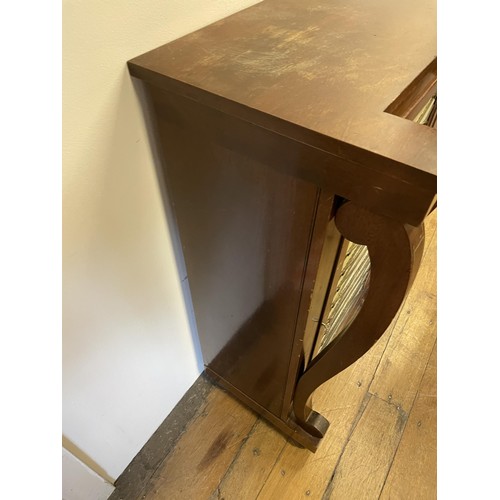 1983 - A mahogany pier cabinet, 61 cm wide