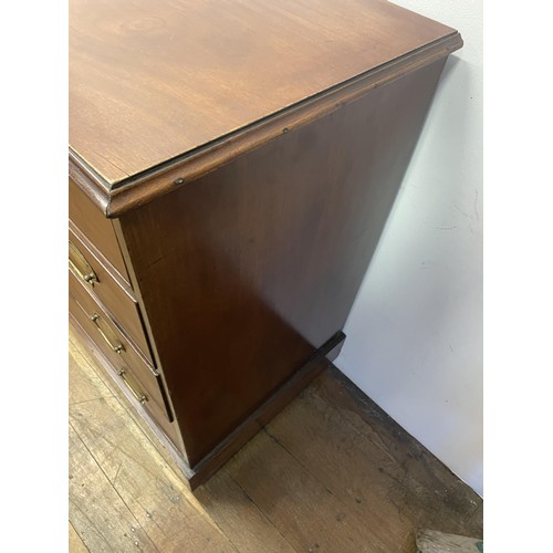 1941 - A mahogany chest, of three short and three long drawers, 103 cm wide