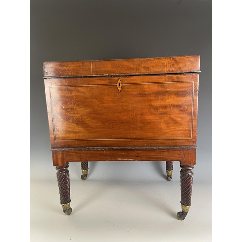 1942 - A mahogany cellarette, 48 cm wide