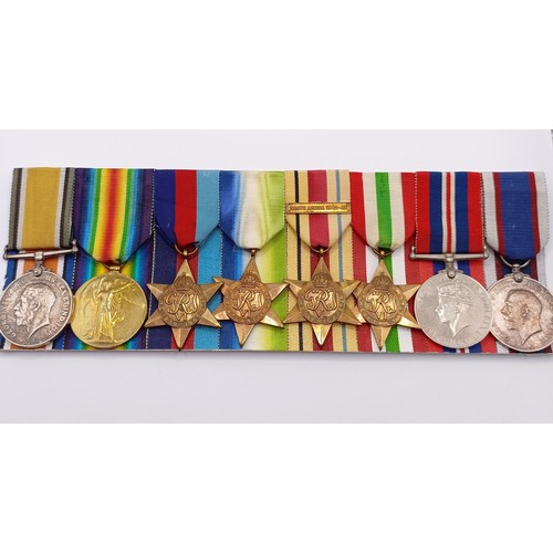 560 - A group of eight medals, awarded to J 62885 F J Spiers O Tel RN, comprising a British War Medal, a V... 