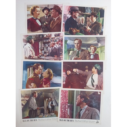 162 - So Little Time, 1952, Lobby Cards, 35.5 x 27.5 cm, Man On The Run, 1949, Lobby Cards, 35.5 x 27.5 cm... 