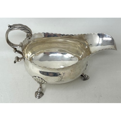 21 - ***Regretfully Withdrawn*** A George III silver sauce boat, London 1818, 7 ozt