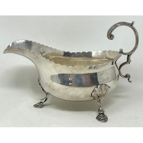 21 - ***Regretfully Withdrawn*** A George III silver sauce boat, London 1818, 7 ozt