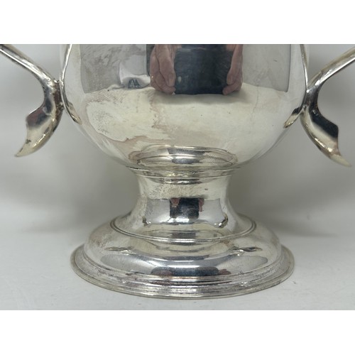 29 - A George III silver two handled cup, London 1770, 11.3 ozt